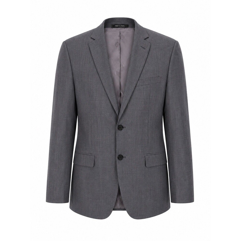 Lauren Ralph Lauren Grey 100% Wool Blazer Sport Coat Canada Made Size 42S